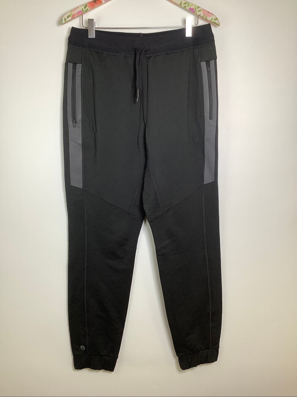 Smartwool Men's Medium Black Active Fleece Merino Jogger Pants Athleisure I2-5